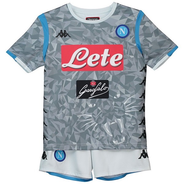 Camiseta Napoli 3ª Niño 2018-2019 Gris